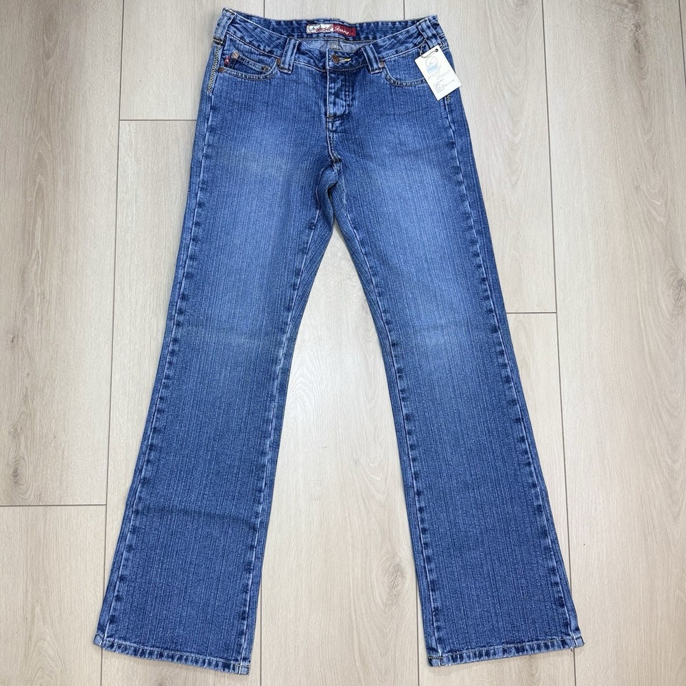 VTG/Y2K O'Neill Jeans Juniors 3 Blue Low Rise Bootcut Stretch Denim NWT 32